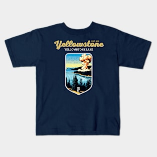 USA - NATIONAL PARK - YELLOWSTONE - Yellowstone Lake - 13 Kids T-Shirt